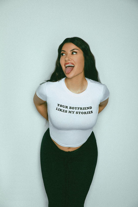 90's T-Shirt - Your boyfriend likes my stories