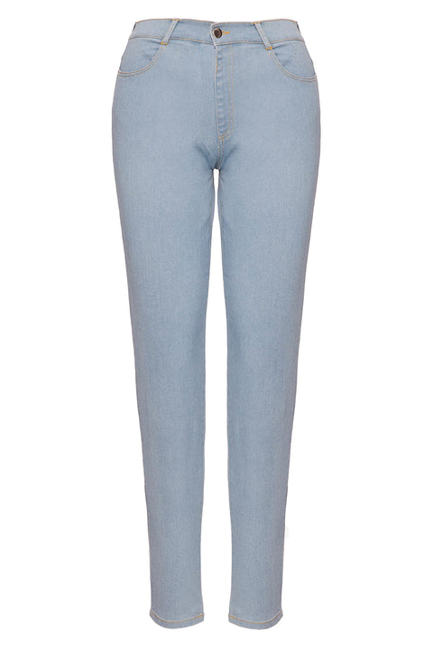 JEANS WITH BACK ZIPPER