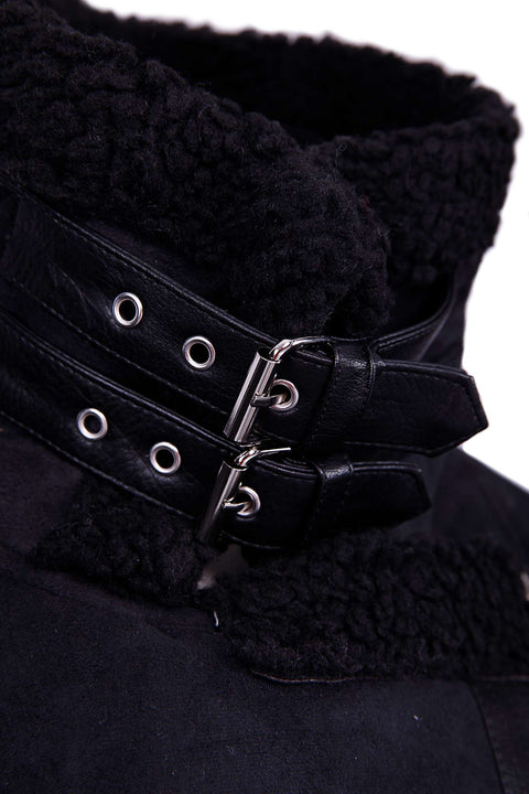 DOUBLE-FACED JACKET WITH VELVET TEXTURE