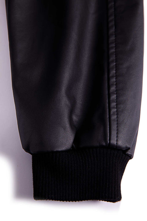 LEATHER EFFECT JACKET