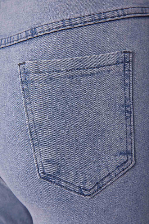 LACE-UP JEANS