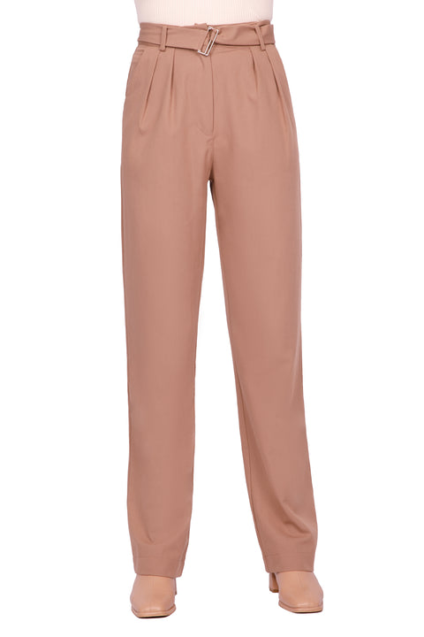 FULL LENGTH BELTED TROUSERS