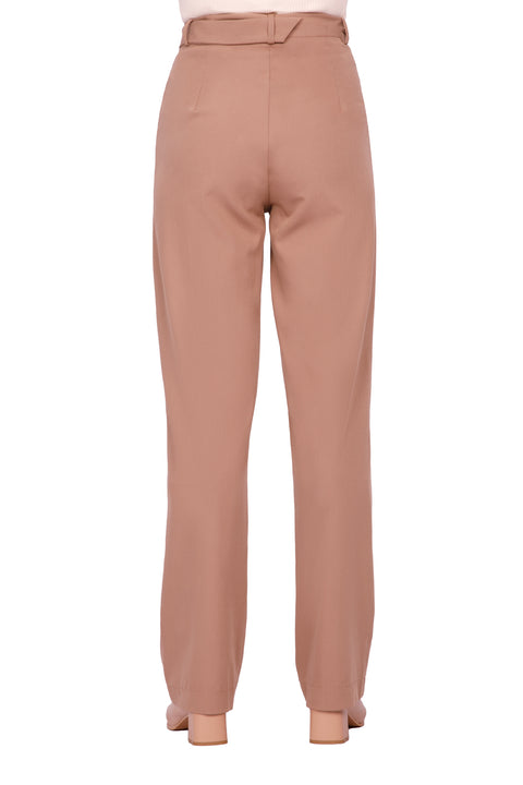 FULL LENGTH BELTED TROUSERS