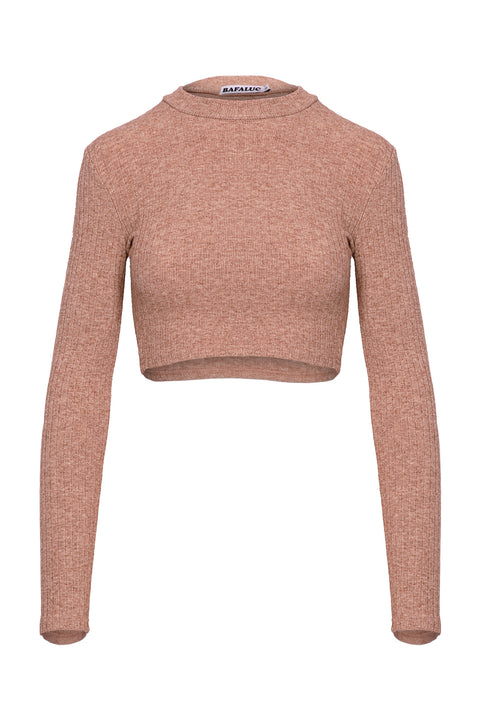 KNITTED CROP TOP