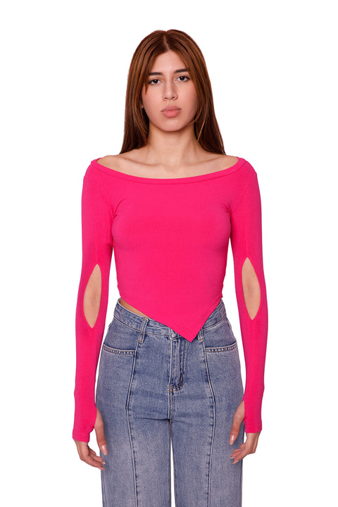 ΑΣΥΜΜΕΤΡΗ ΜΠΛΟΥΖΑ ΜΕ ΑΝΟΙΓΜΑΤΑ