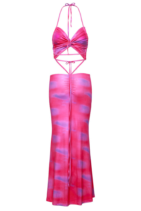 CUT-OUT MAXI DRESS