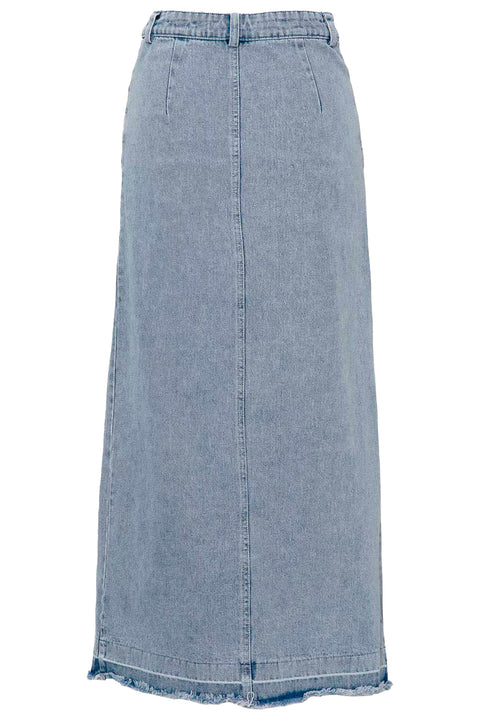 MAXI DENIM SKIRT