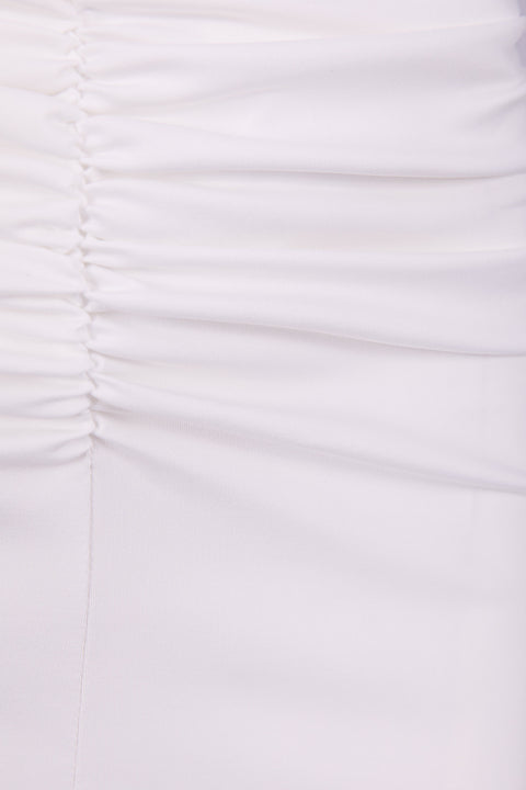 DRAPED MINI SKIRT