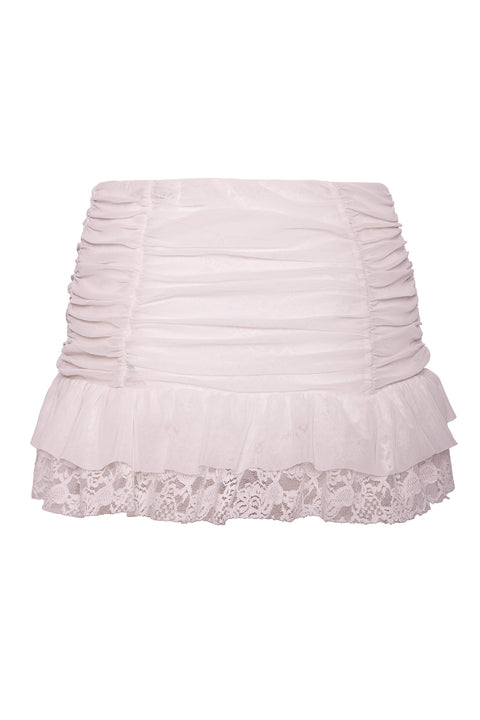 MINI LACE SKIRT