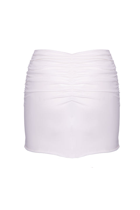 DRAPED MINI SKIRT