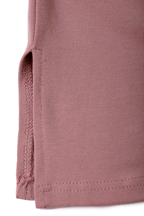 V NECK BASIC DRESS