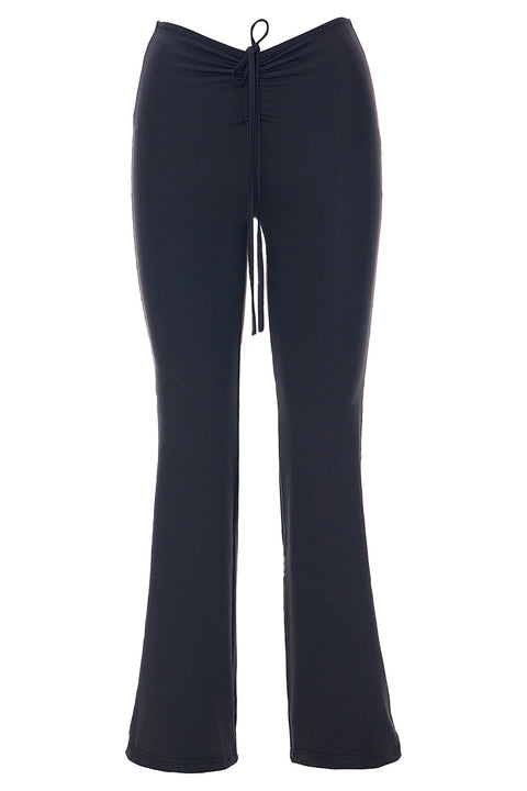 FITTED TROUSERS WITH GATHERING