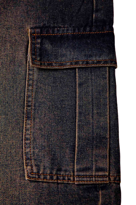 FOLDED WAIST JEANS