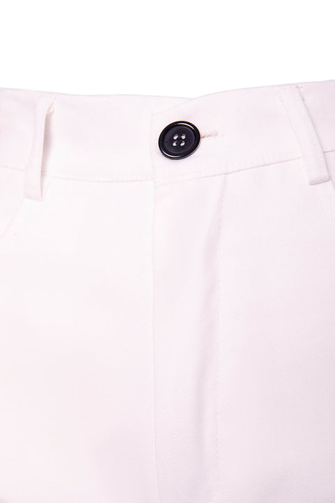 LEATHER EFFECT TROUSERS