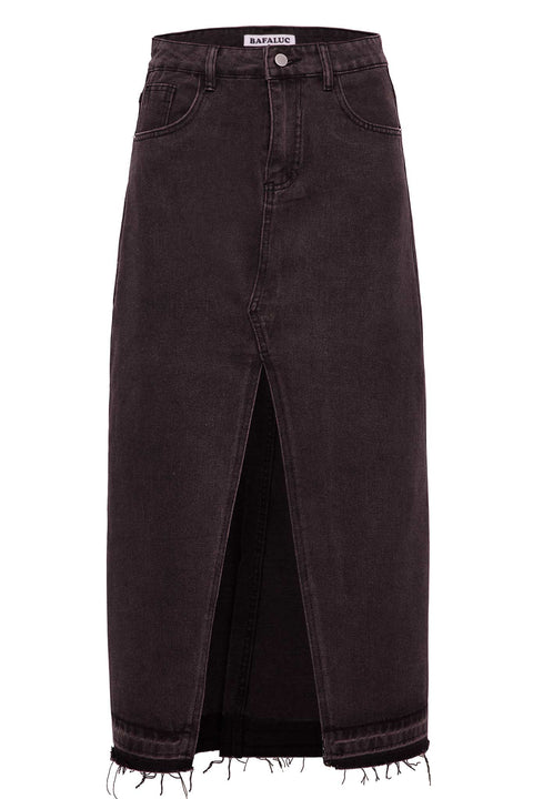 MAXI DENIM SKIRT