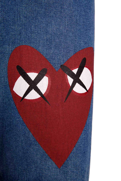 JEANS WITH HEARTS