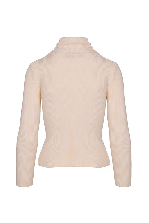 HIGH NECK KNITTED TOP