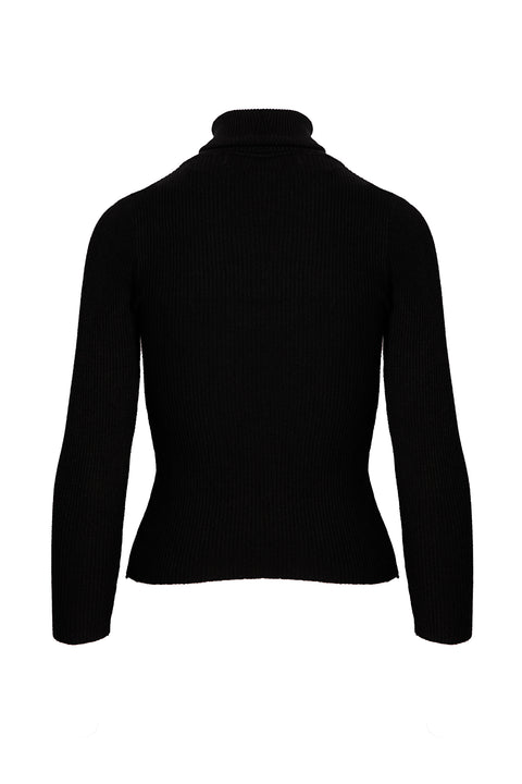 HIGH NECK KNITTED TOP