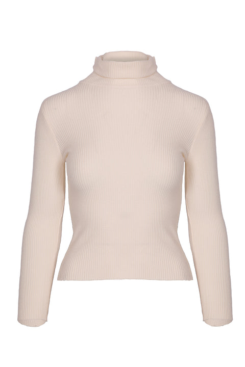 HIGH NECK KNITTED TOP