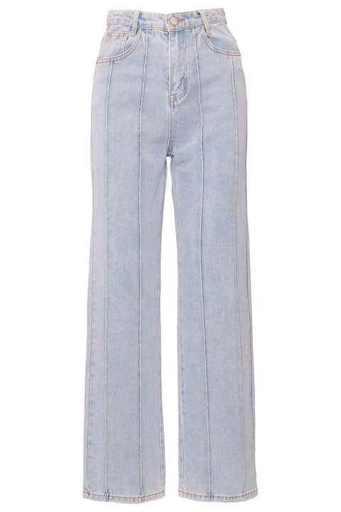 JEANS WITH SEAM DETAILS