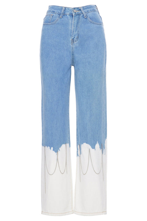 JEANS WITH CHAINS
