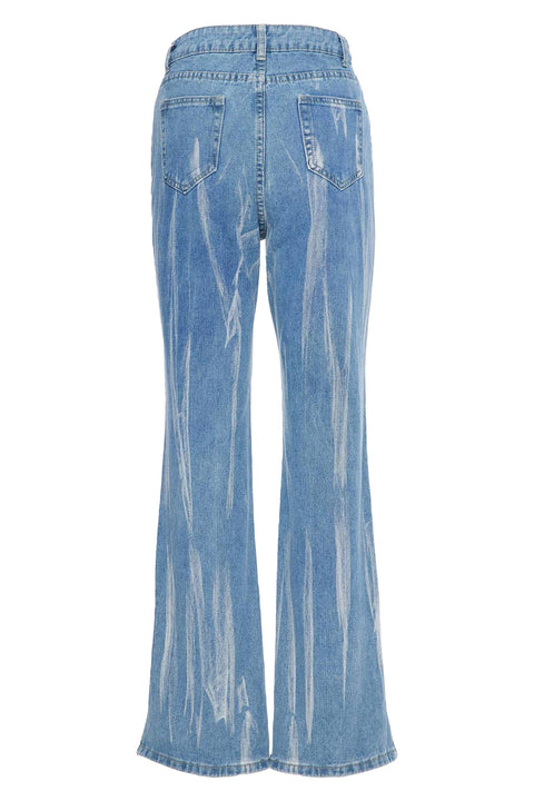 JEANS WITH PAINTING