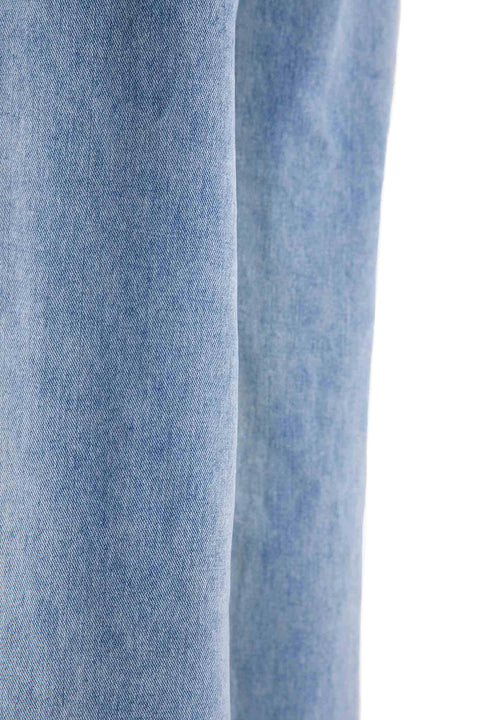 JEANS WITH A WRAP WAIST