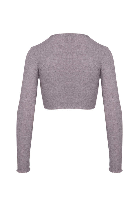 KNITTED CROP TOP