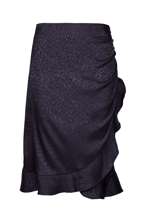 MIDI SKIRT WITH RUFFLES