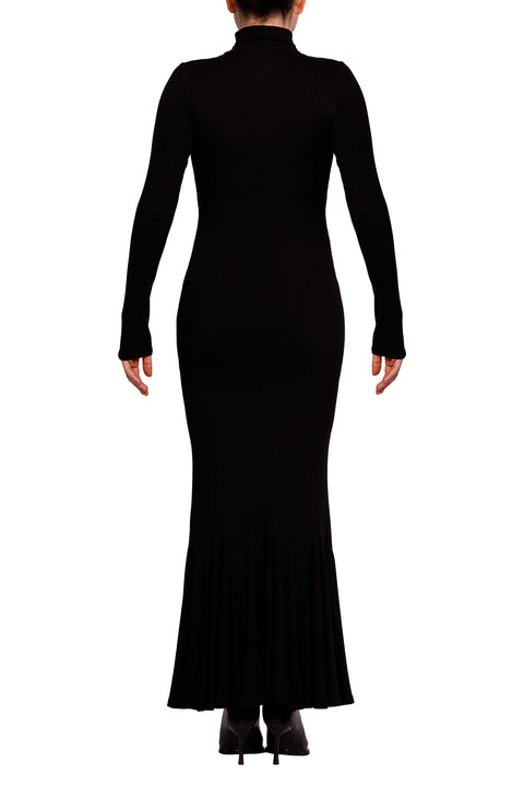 HIGH NECK MAXI DRESS