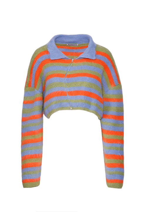 FLEECE CROPPED PULLOVER