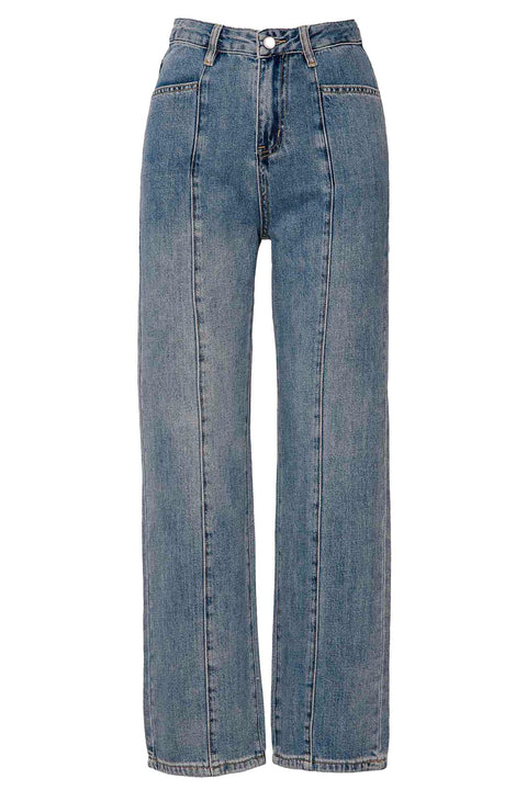 JEANS WITH SEAM DETAILS