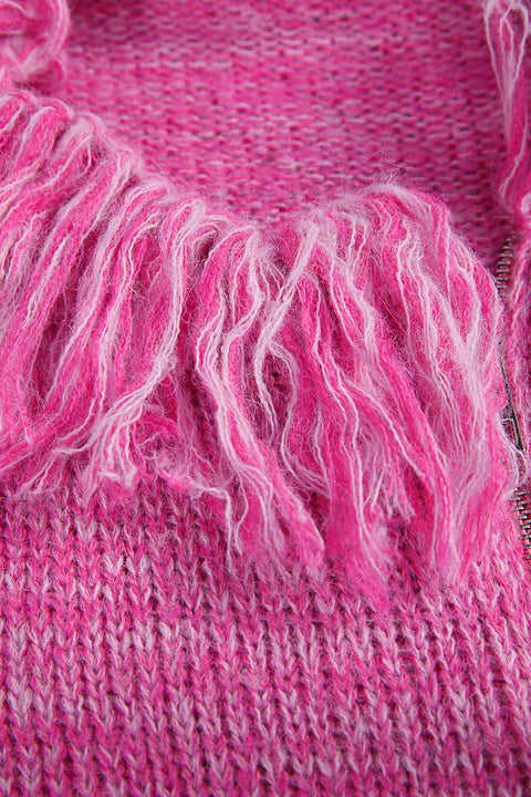 FRINGED CARDIGAN
