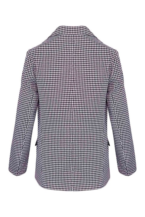 PLAID BLAZER