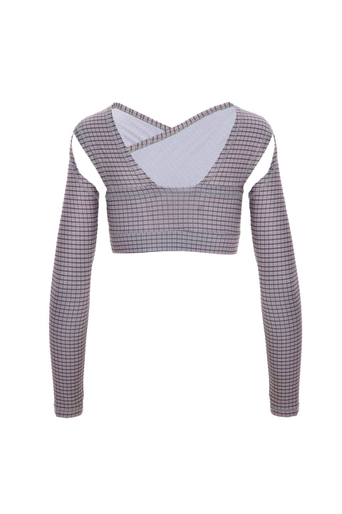 PLAID CROP TOP