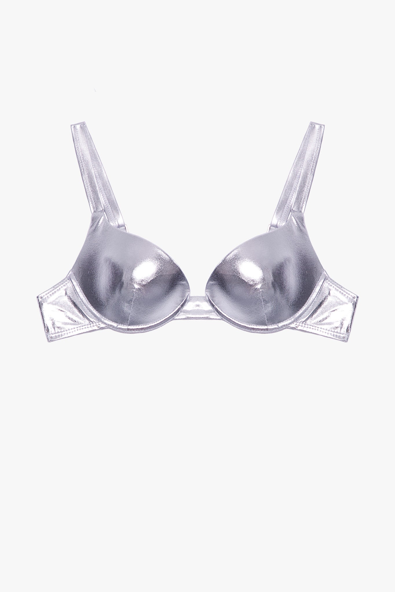 PUSH-UP METALLIC BIKINI TOP – BAFALUC