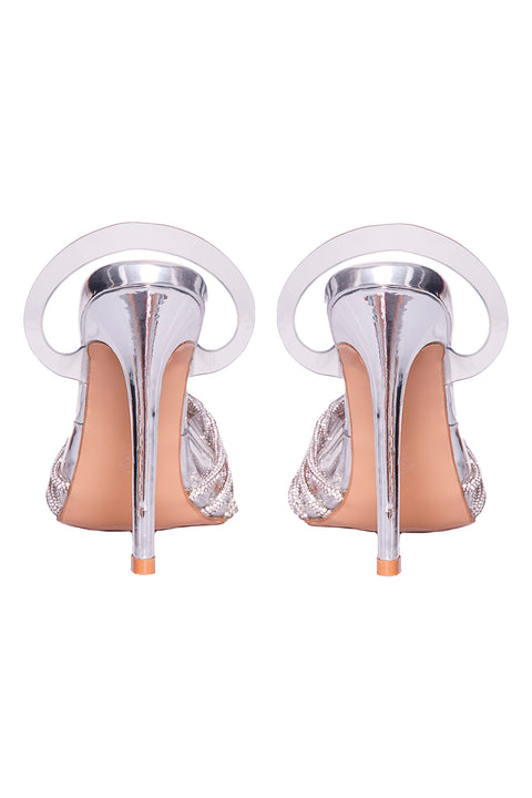 RHINESTONE PUMPS