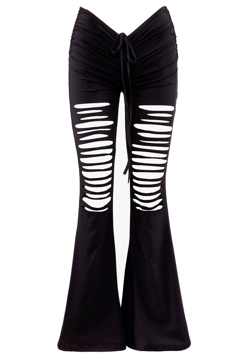 FLARE SCRUNCH BUTT PANTS