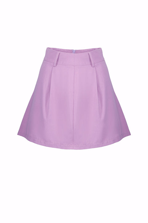 PLEATED MINI SKIRT