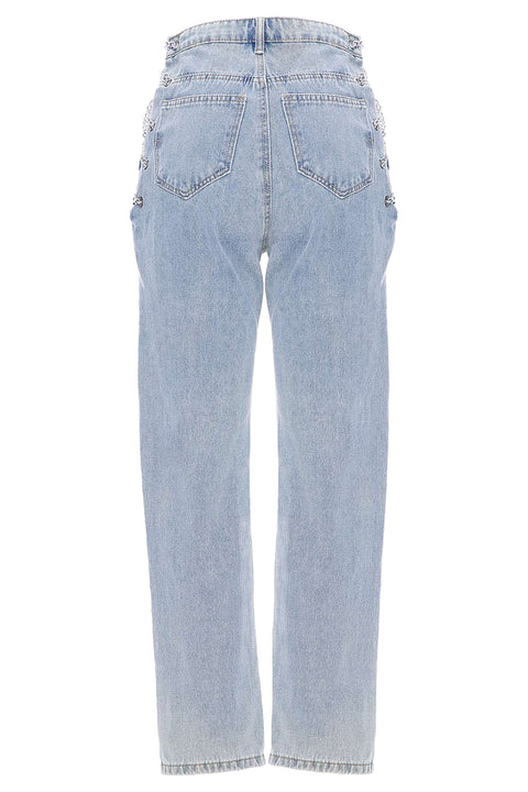 JEANS WITH CHAINS