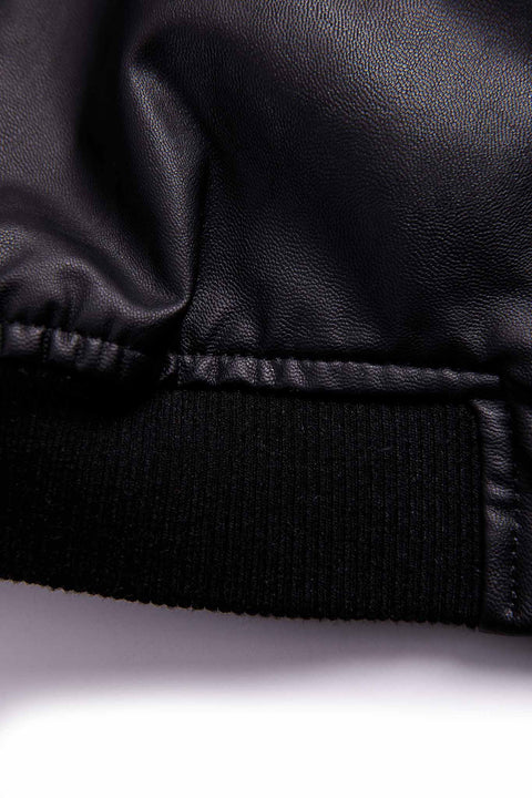 LEATHER EFFECT JACKET