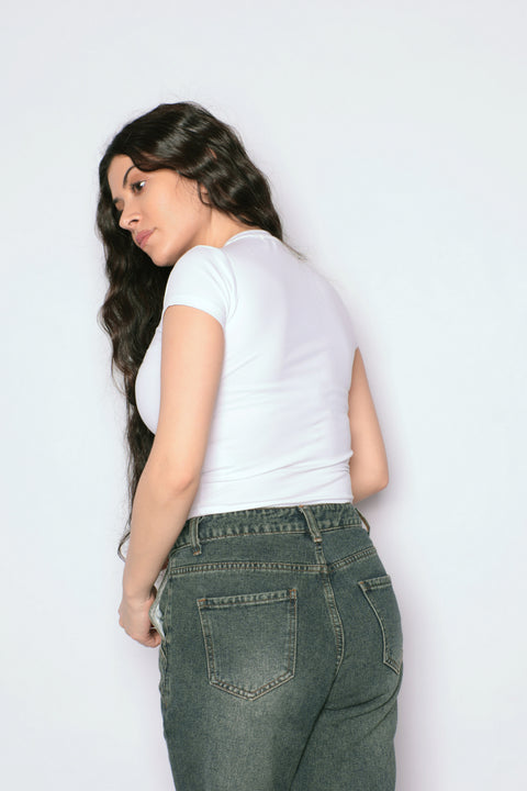 90's T-SHIRT - YOUR BOYFRIEND LIKES MY STORIES