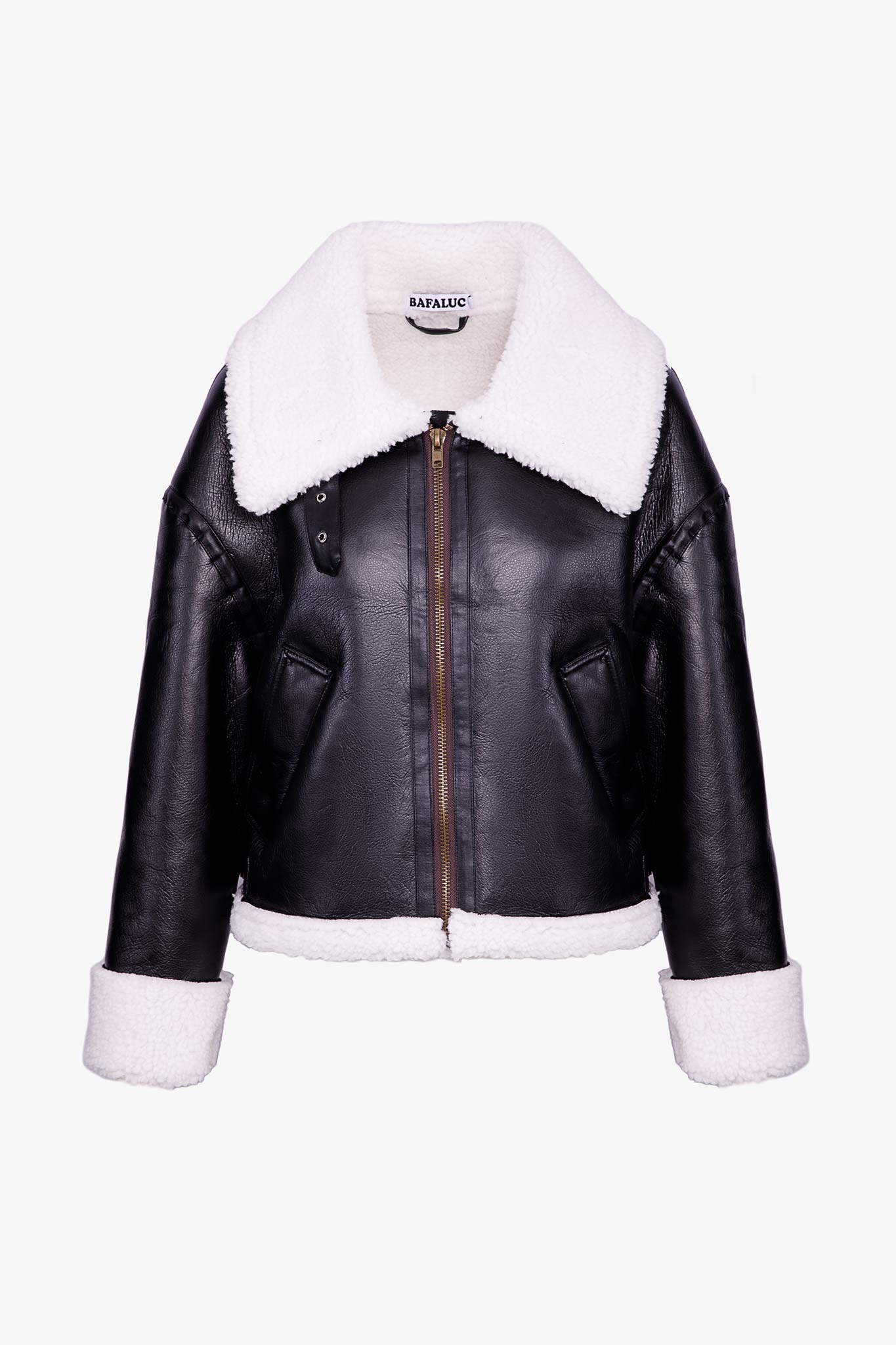 DOUBLE FACED BIKER JACKET BAFALUC