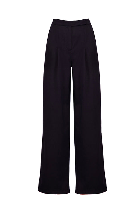 FULL LENGTH PLEATED TROUSERS