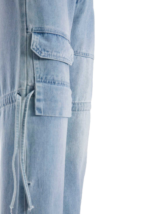 JEANS WITH A FLAP POCKET