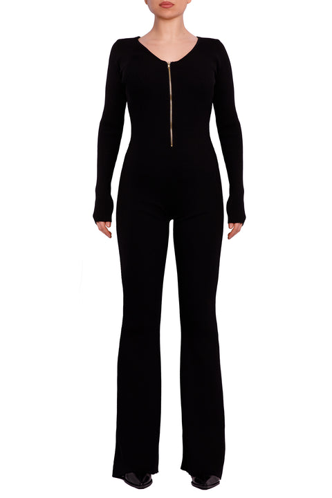 RIBBED JUMPSUIT