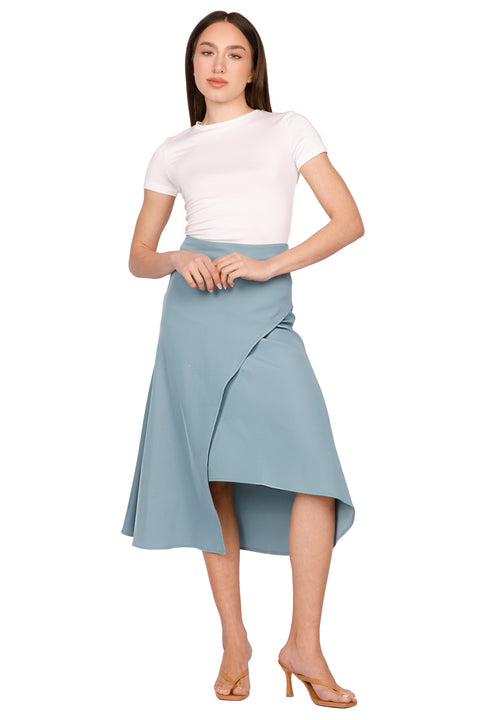 LAYERED MIDI SKIRT