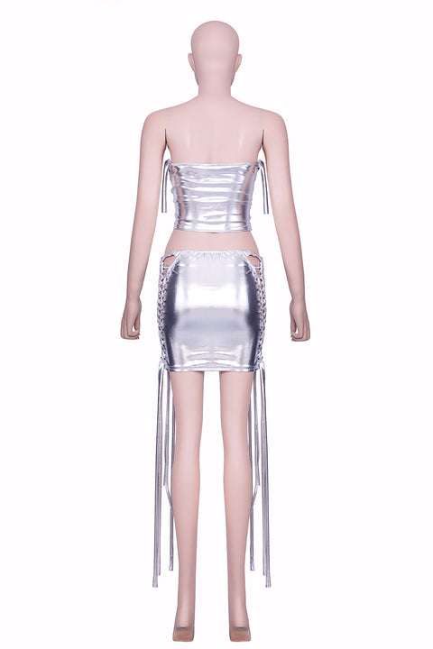 STAPLESS METALLIC TOP