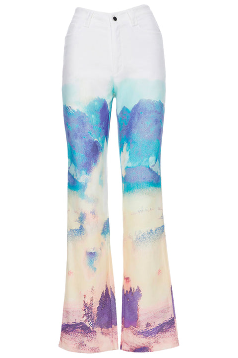 TROUSERS WITH PAINTING