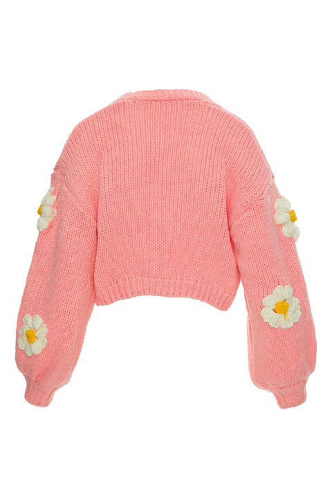 3D FLOWER CARDIGAN